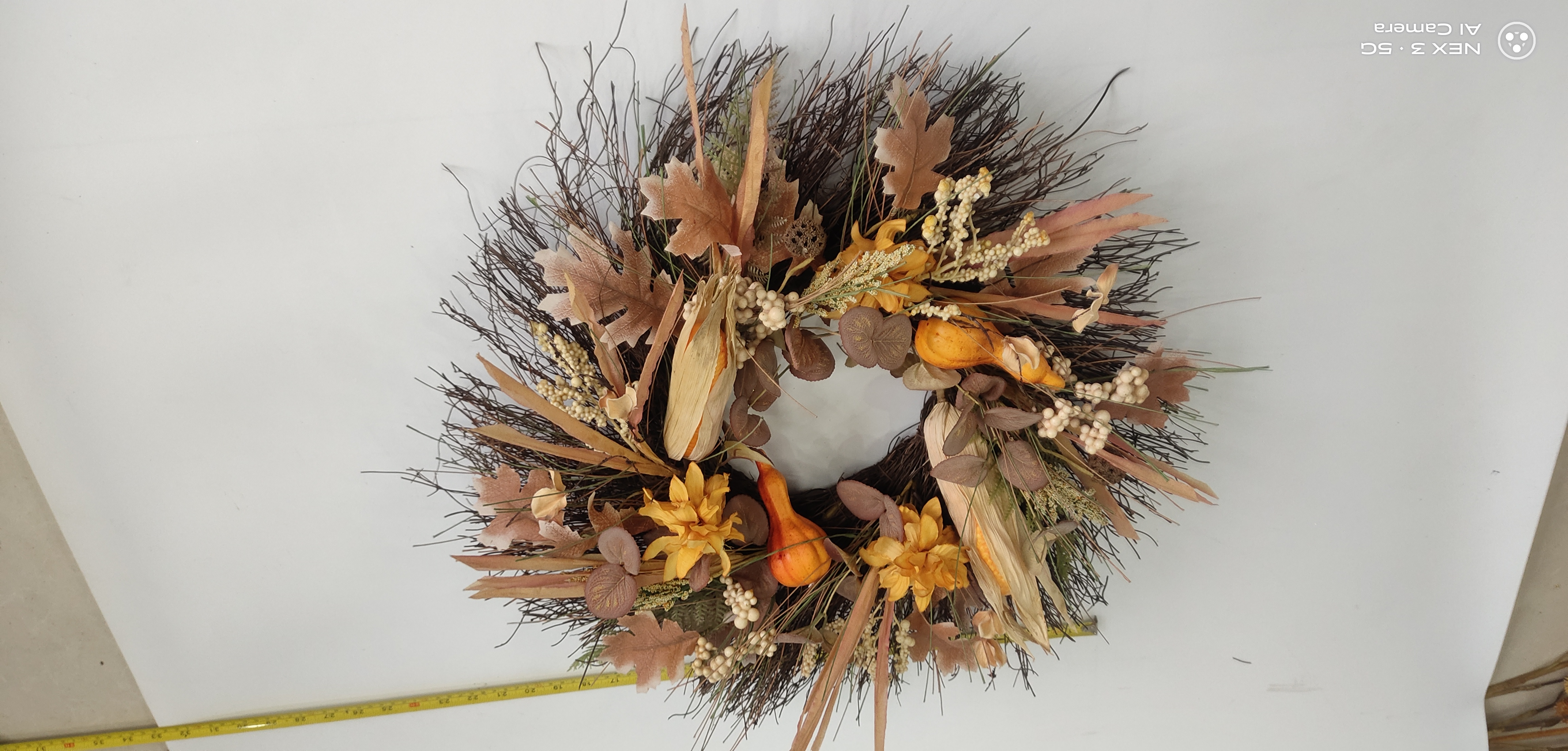 Pumpkin wreath