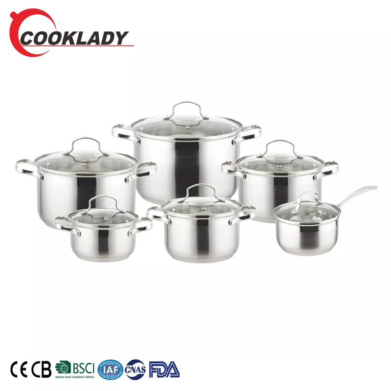 Cookware Set Germany Frying Pan Stainless Steel Cookware Sets Cooking Pot