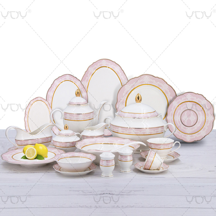 Fine porcelain turkish dinnerware set porcelain dinner set