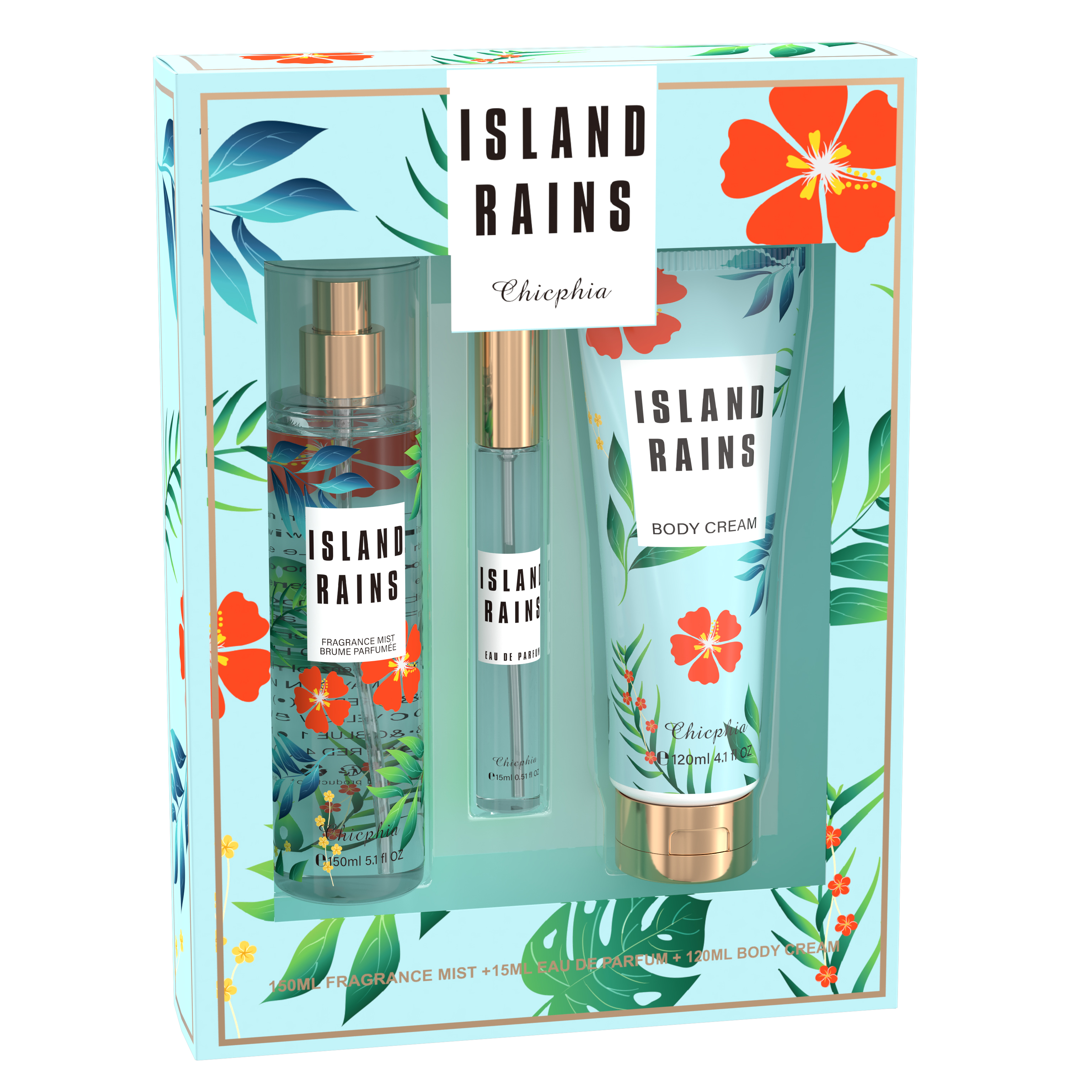 Chicphia Brand Gift Set-Island Rains