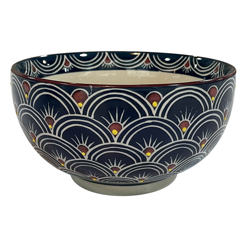 6" porcelain salad bowl