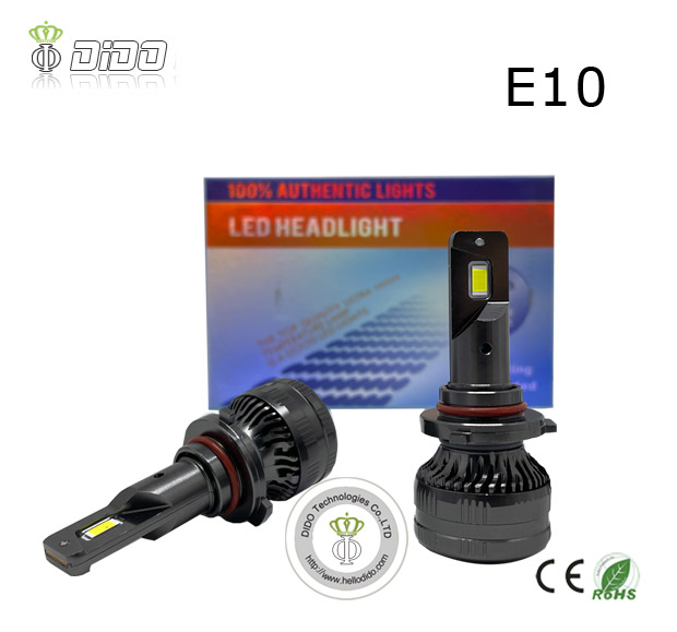 Hot selling product E10 series super bright super concentrating LED car headlight H7, H11, 9005 9006