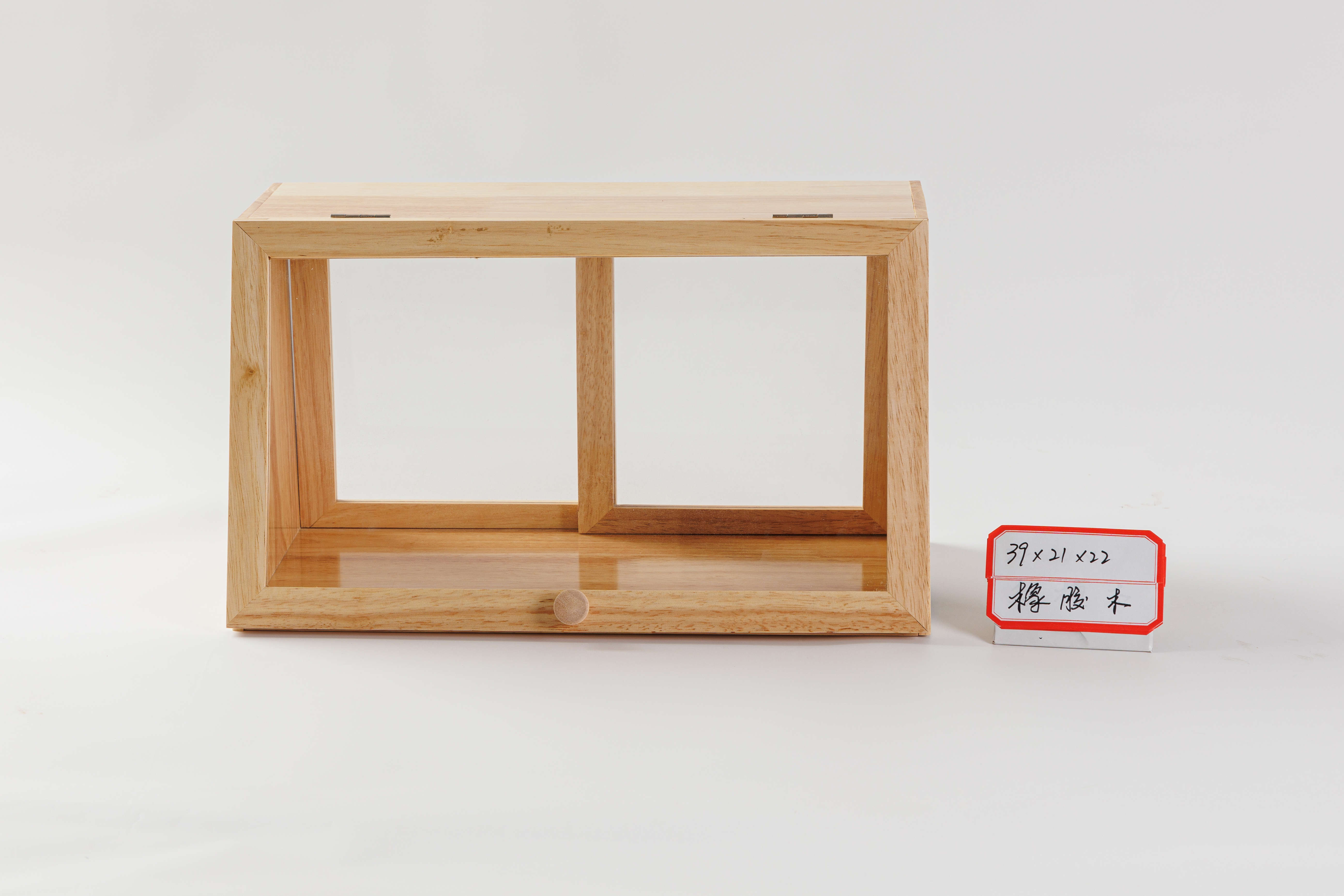 Rubber wood storage box 001