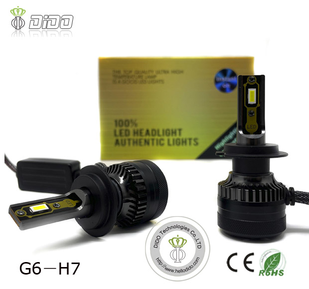 Super Bright Bulbs Car LED Headlight Bulb G6 Series 45W 3800LM