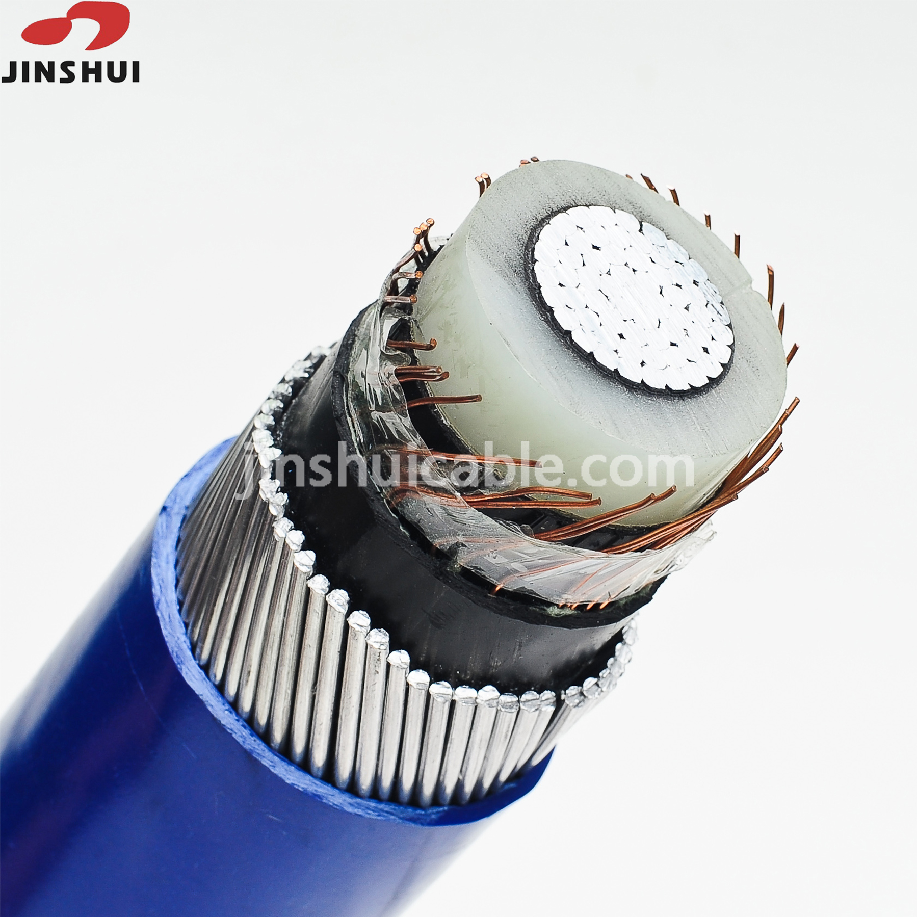 aluminum conductor XLPE insulation PVC jacket copper wire screen power cable