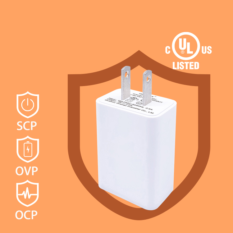 5v 2a chager UL listed power adapter