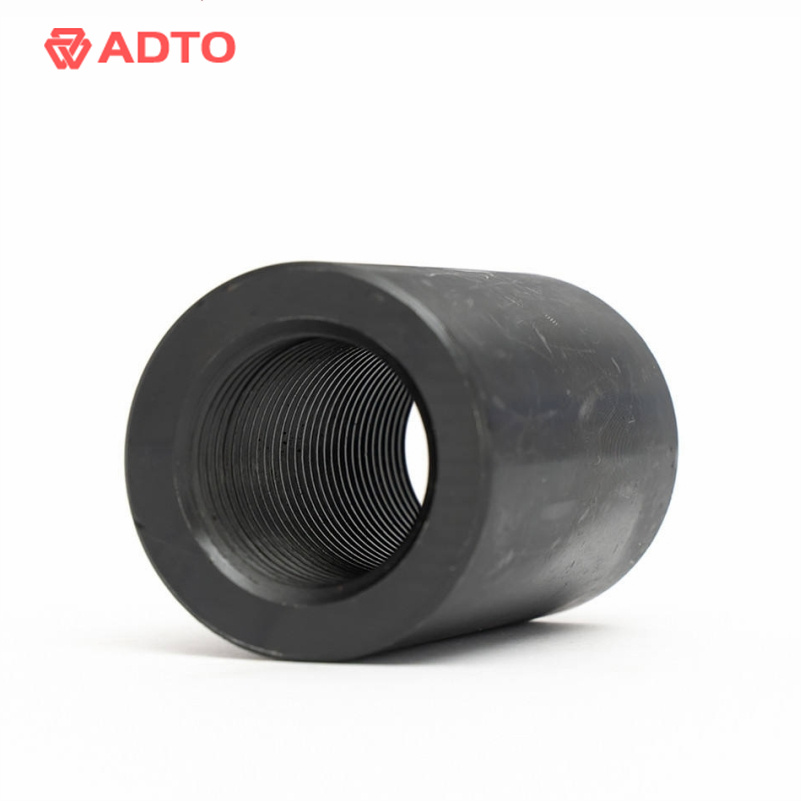 Upsetting forged rebar coupler