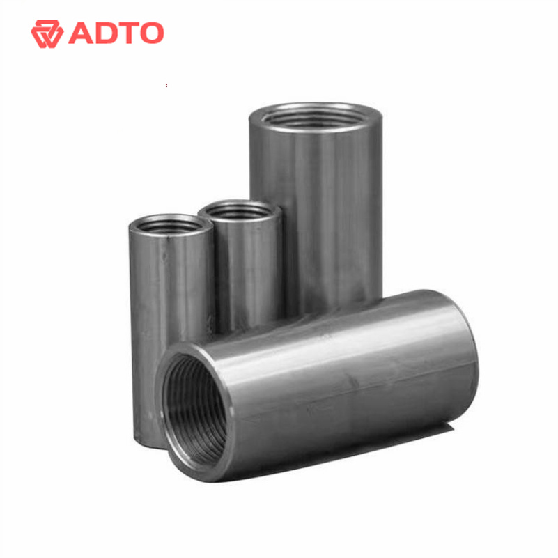 Rib peeling threading roller rebar coupler
