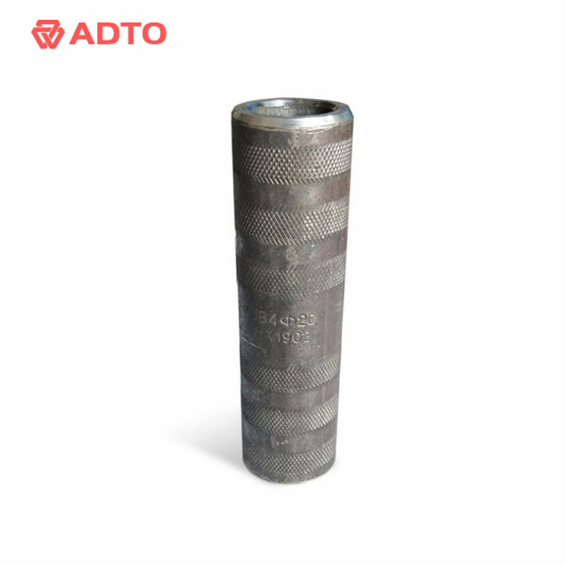 Cold extrusion rebar coupler