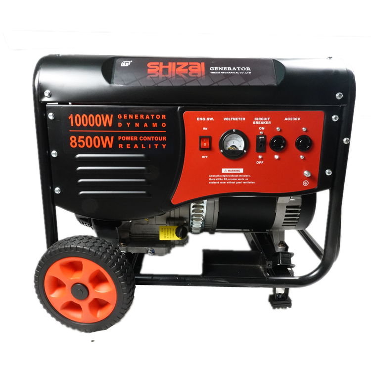 SHIZAI 7000w High performance Silent Generador de gasolina with 4 Stroke Gasoline Engine