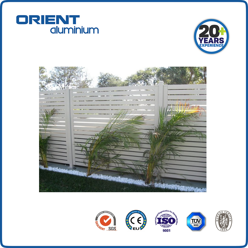 Factory Price Aluminium Garden Fence and Gate Slats Metal Fence Panel