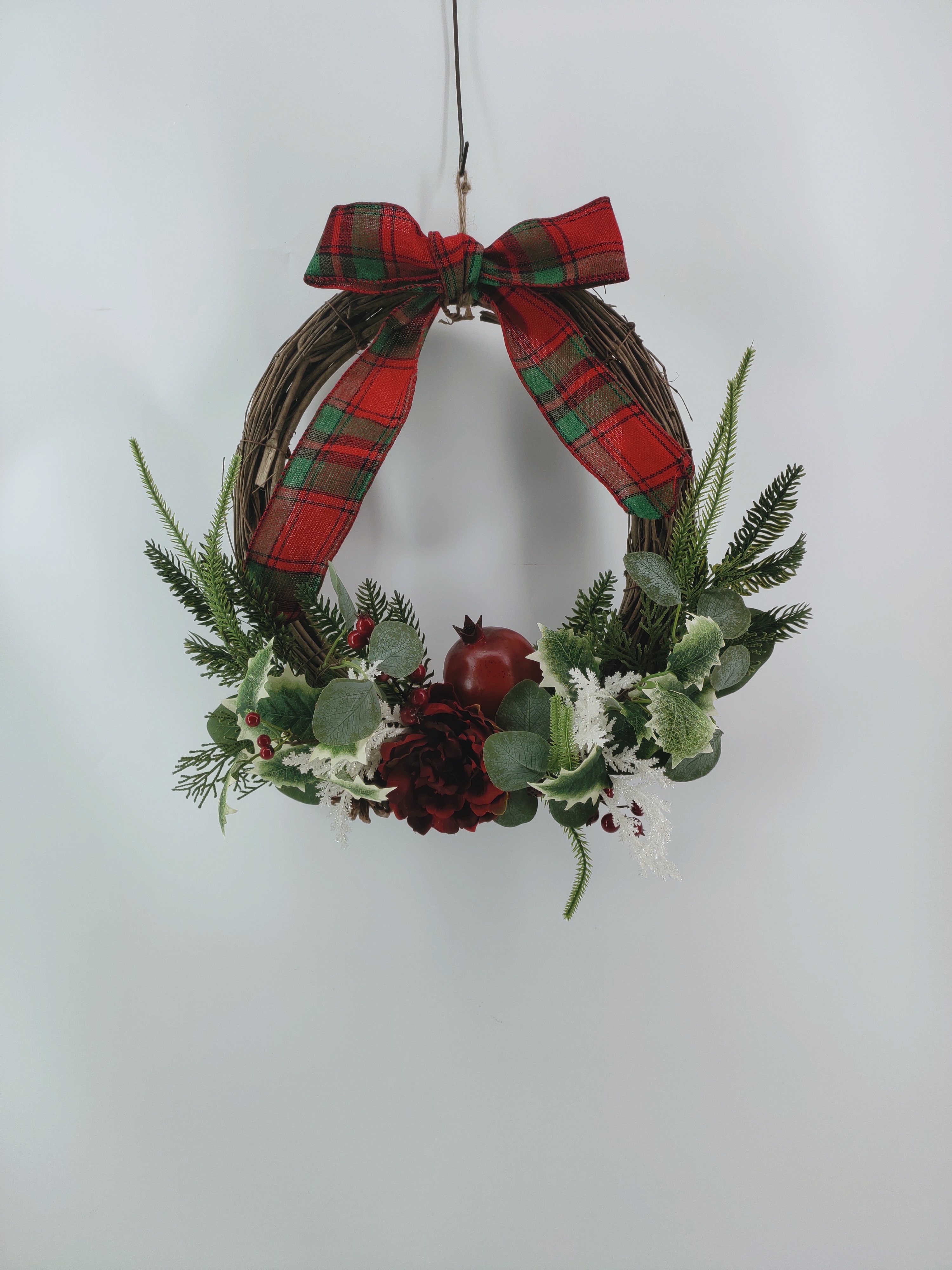 Xmas，wreath,bowknot