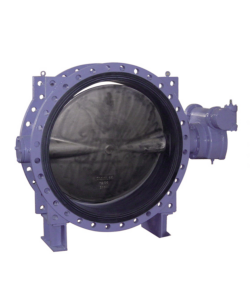 Big size Vulcanized seat flange butterfly valve