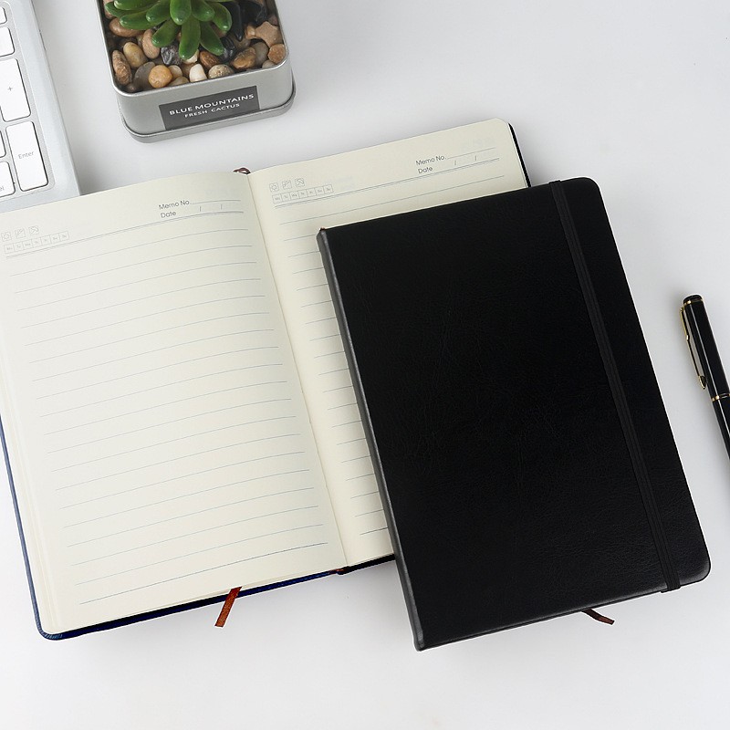 PU B5 diary notebook