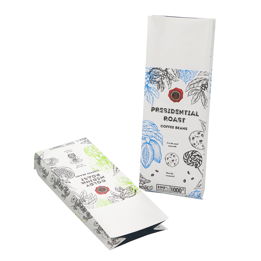 Four Sides Pouches for Coffee Packaging