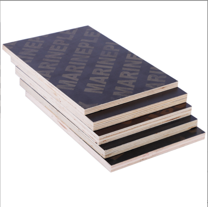 Marine Melamine Black Film Faced Formwork Panel Construction Plywood 18mm for Building