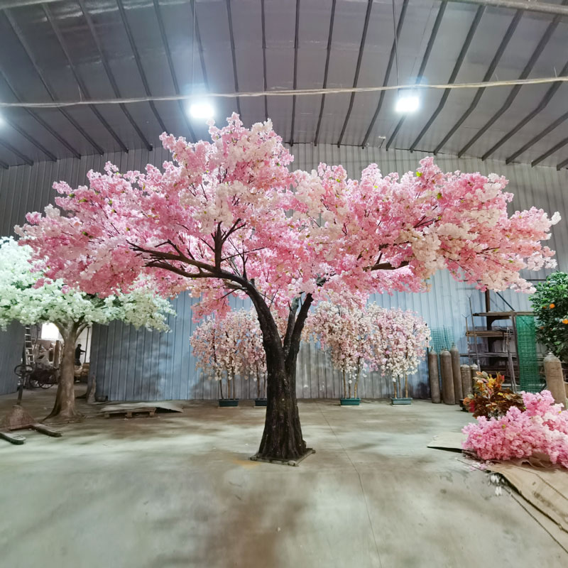Artificial big cherry blossom tree for decoration