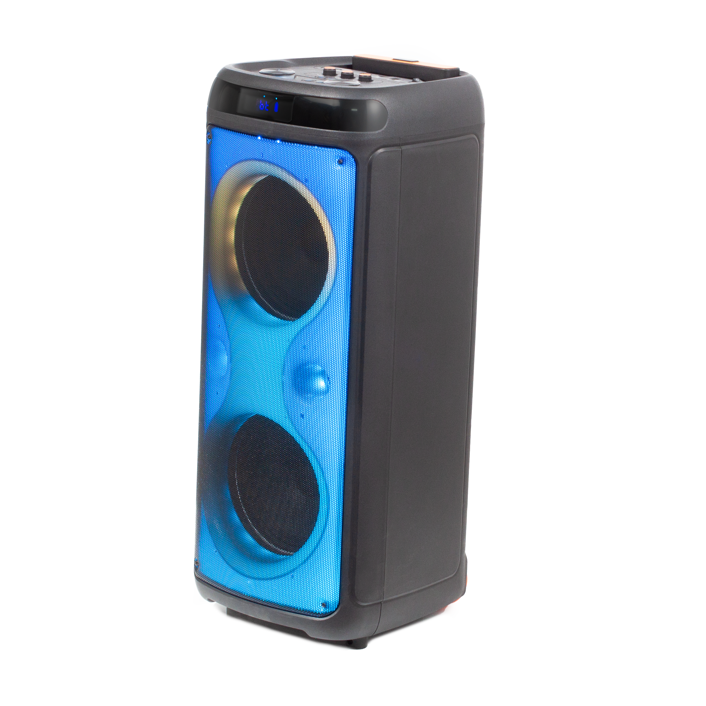 Dual 8inch portable trolly bluetooth speaker
