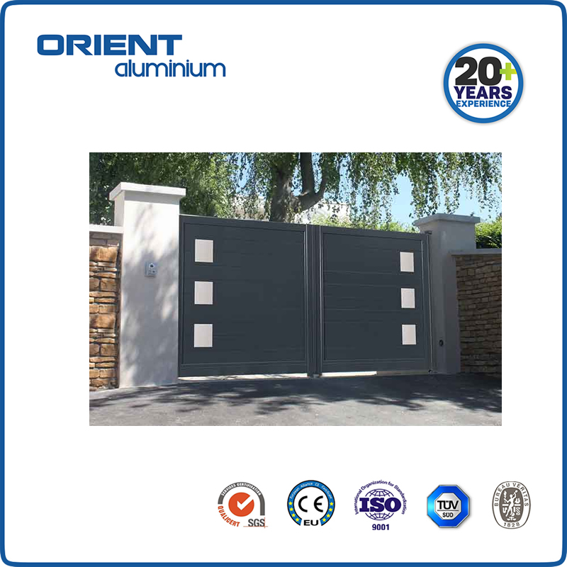Custom Garden Aluminium Gate Powder Coated Aluminium Main Gate Designs Aluminium Metal Garden Gate