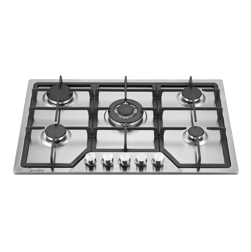 5 Burner Stainless Steel Gas Hob MGBS-865B5|860mm