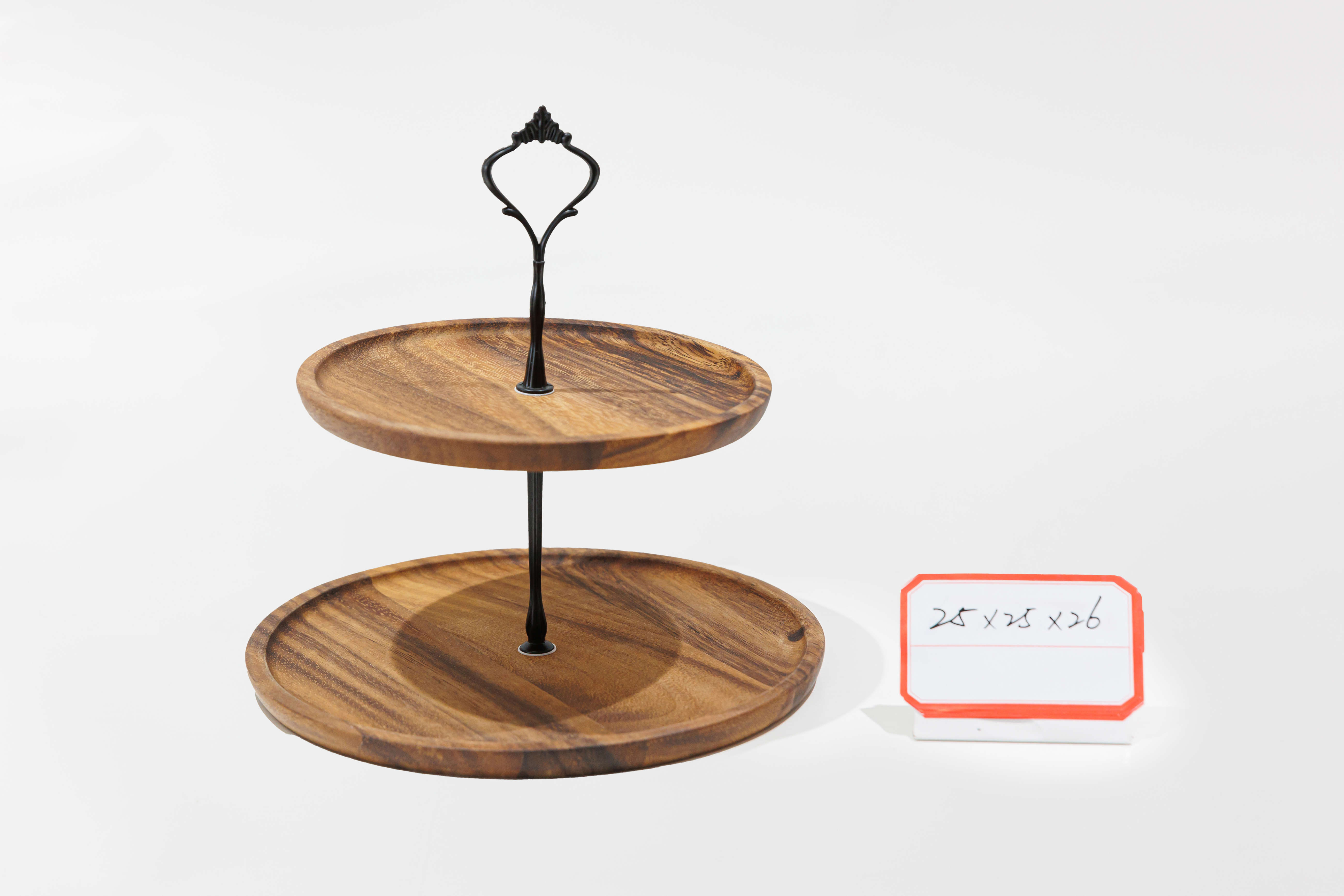 Acacia wood plate024