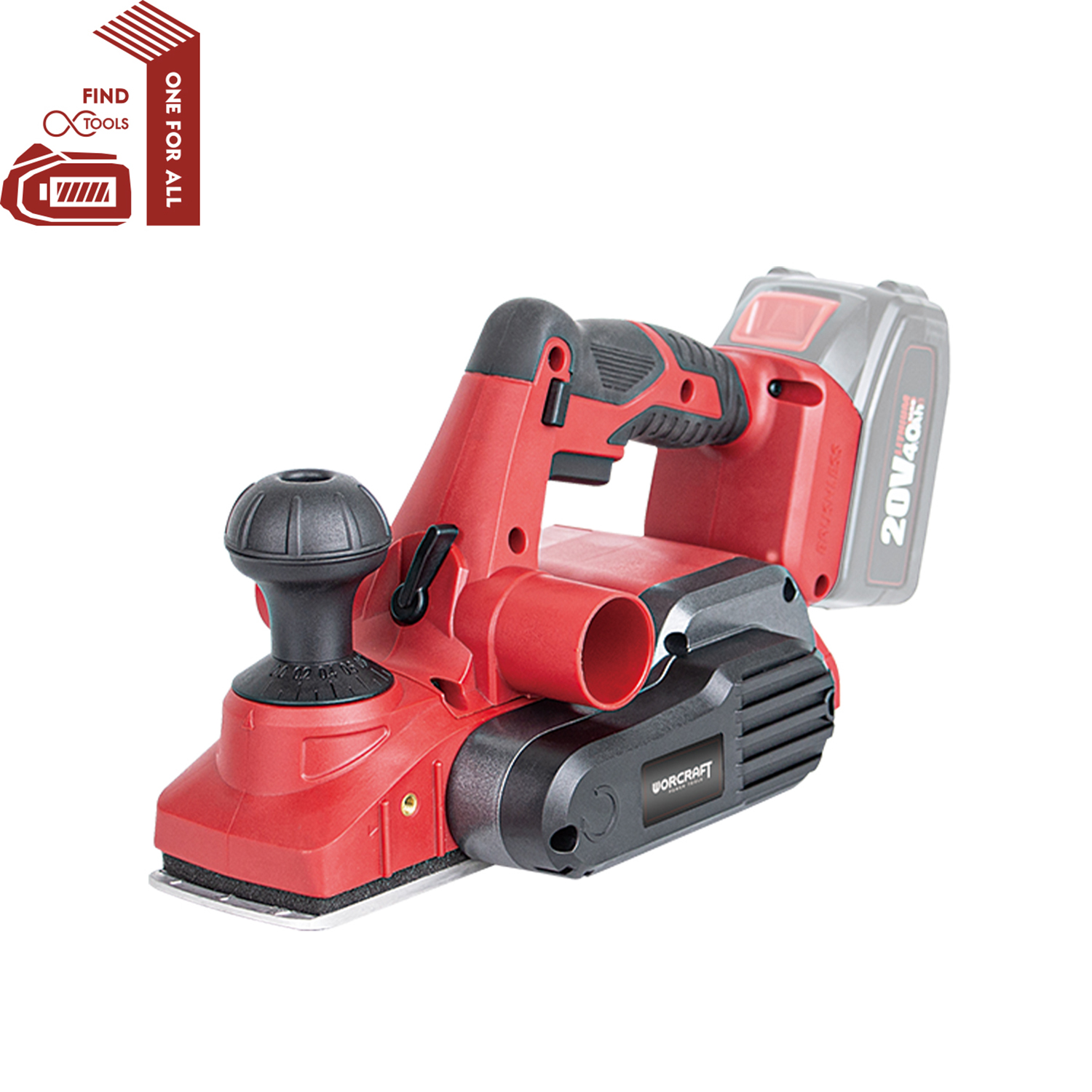 WORCRAFT 20V Li-ion Cordless Planer