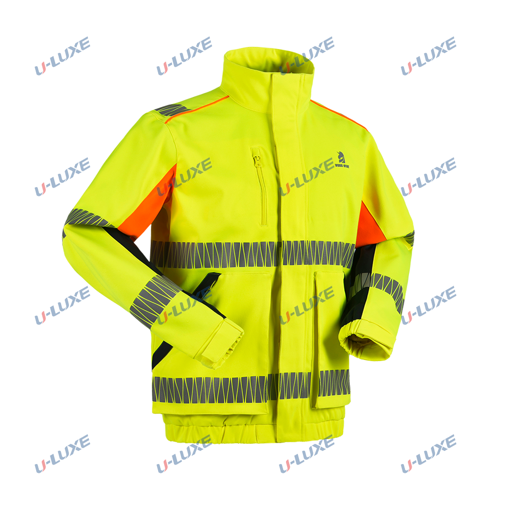 Men's recycle mechanical stretch working jacket