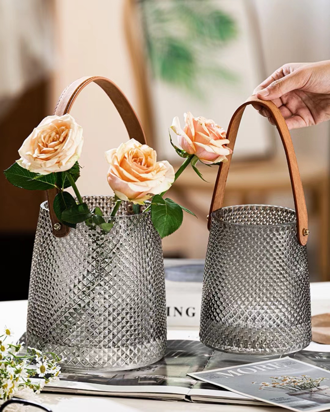 Glass vases