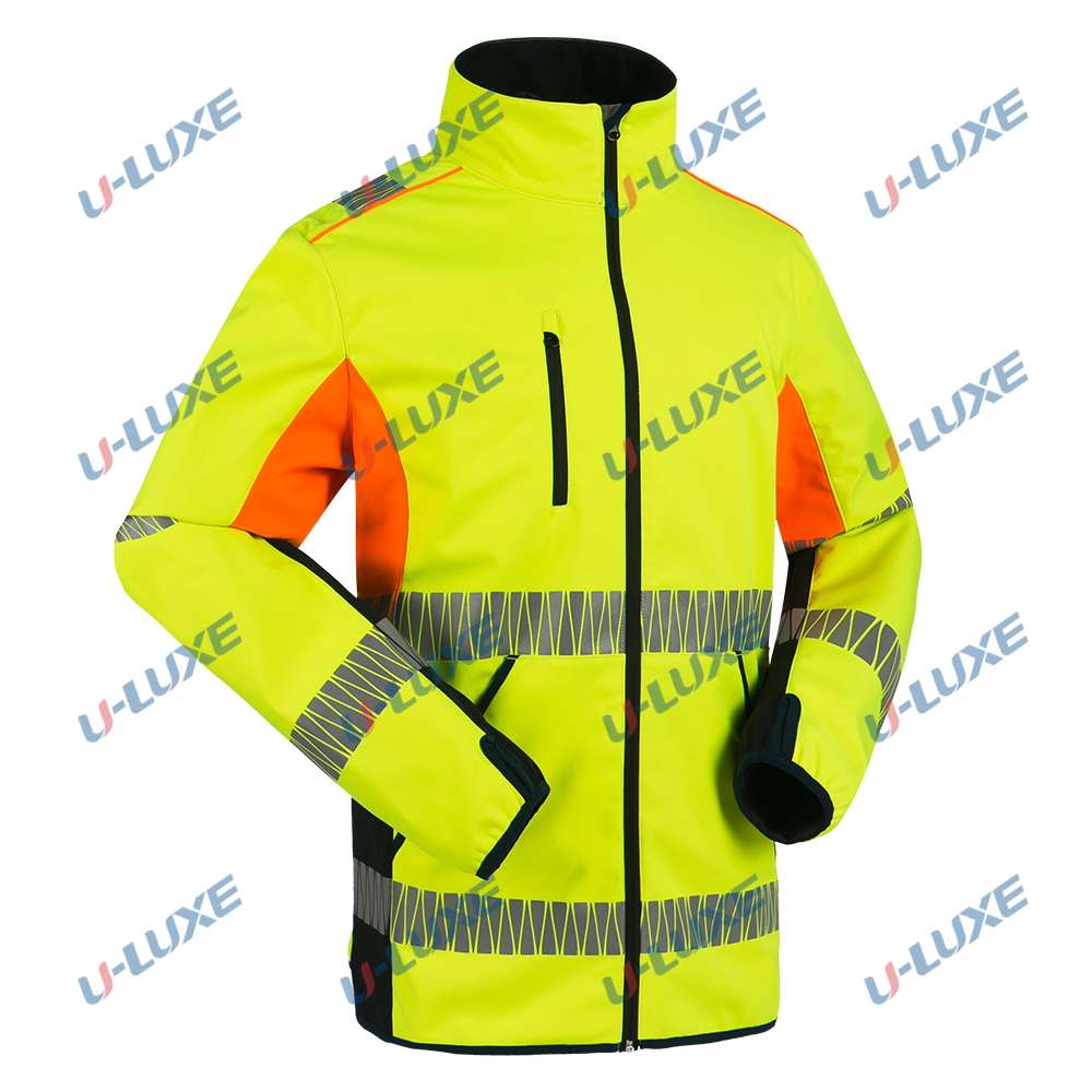 Men's recycle mechanical stretch softshell jacket