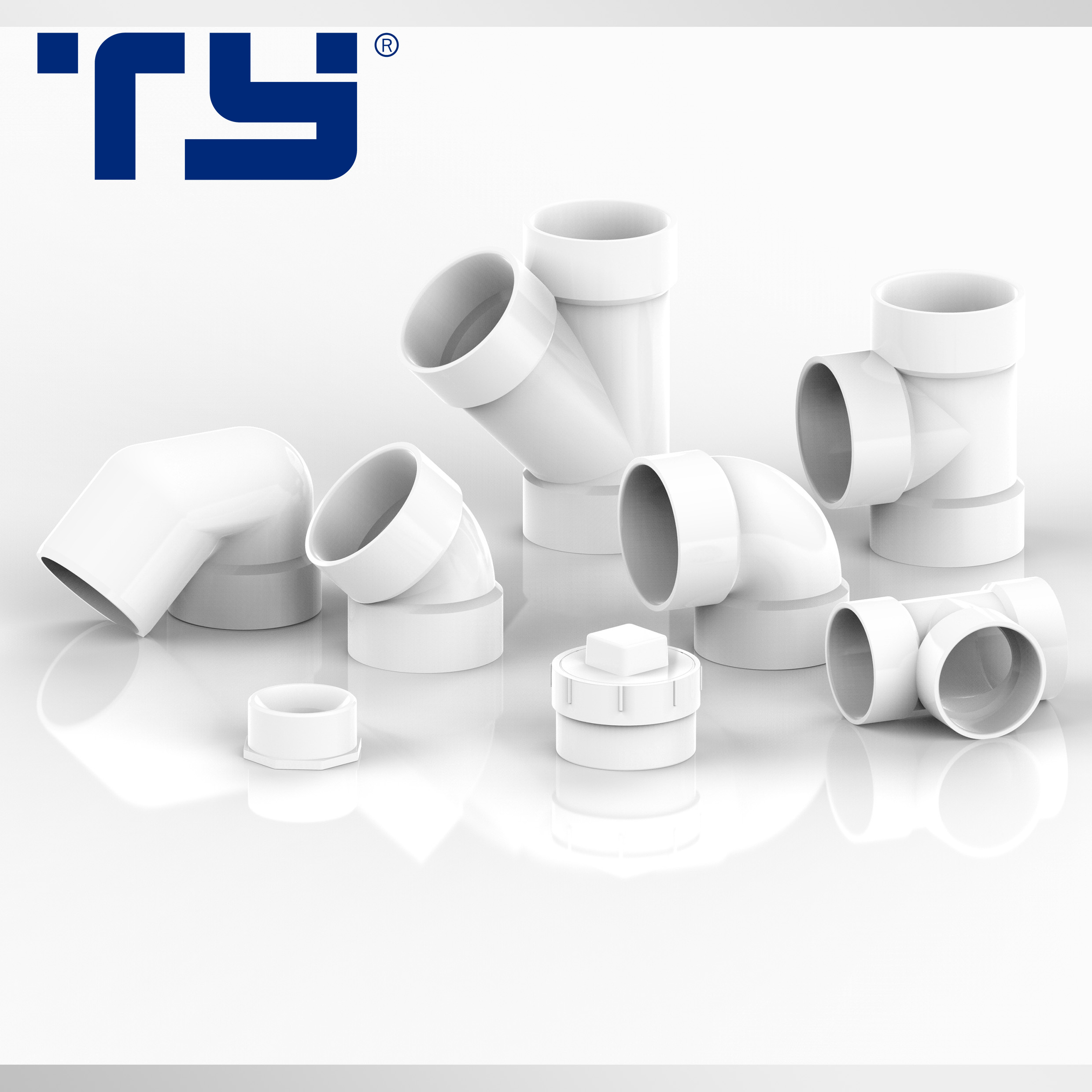 PVC fittings Drainage Fitting Plastic Pipe Fitting PVC DWV Fitting