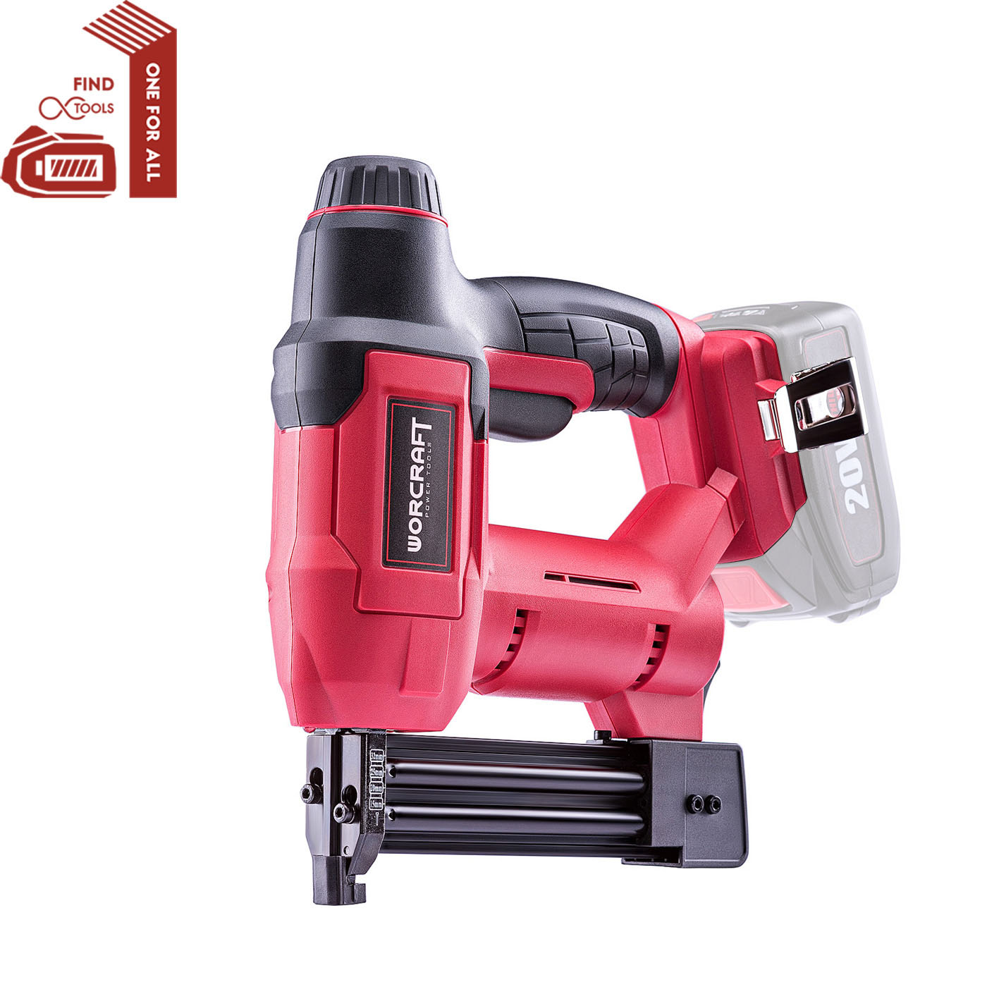 WORCRAFT 20V Li-ion Cordless Nailer CNS-S20Li