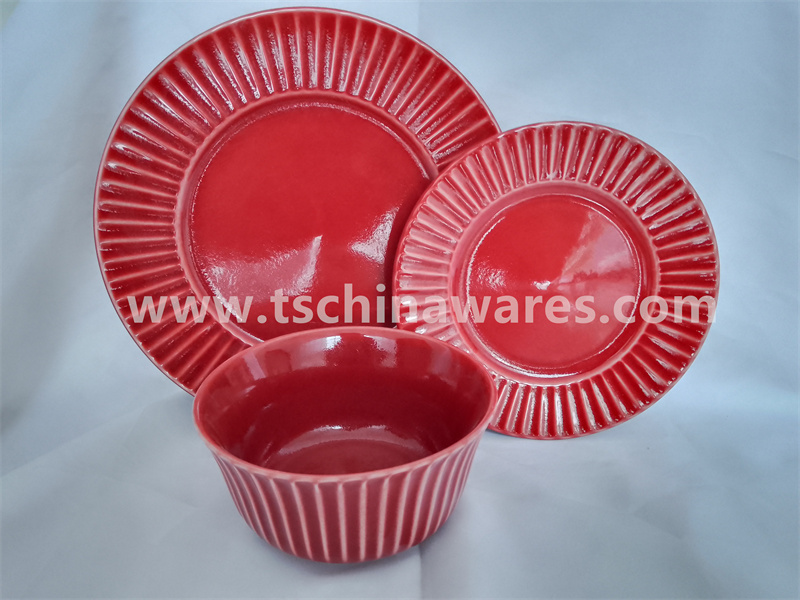 Reactive Glaze Dinnerware Set