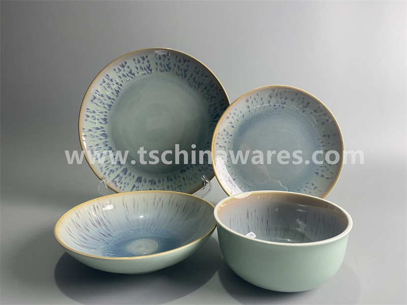 Reactive Glaze Dinnerware Set