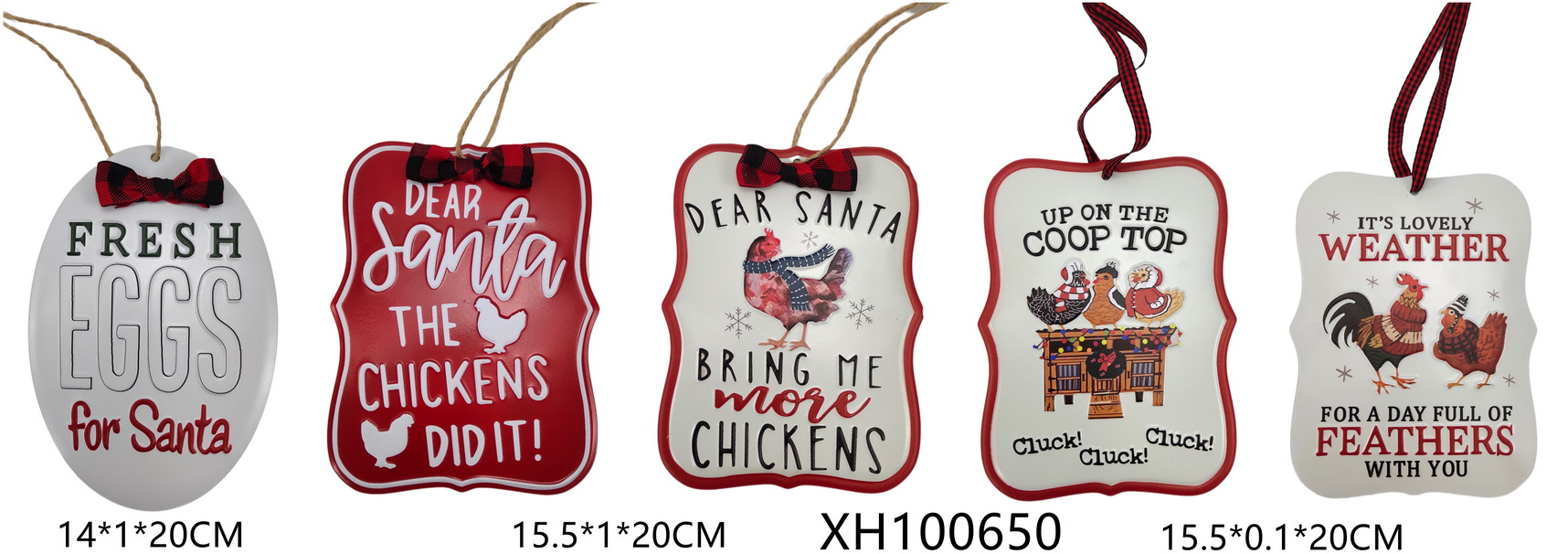 Metal Garden Household Christmas Hanging