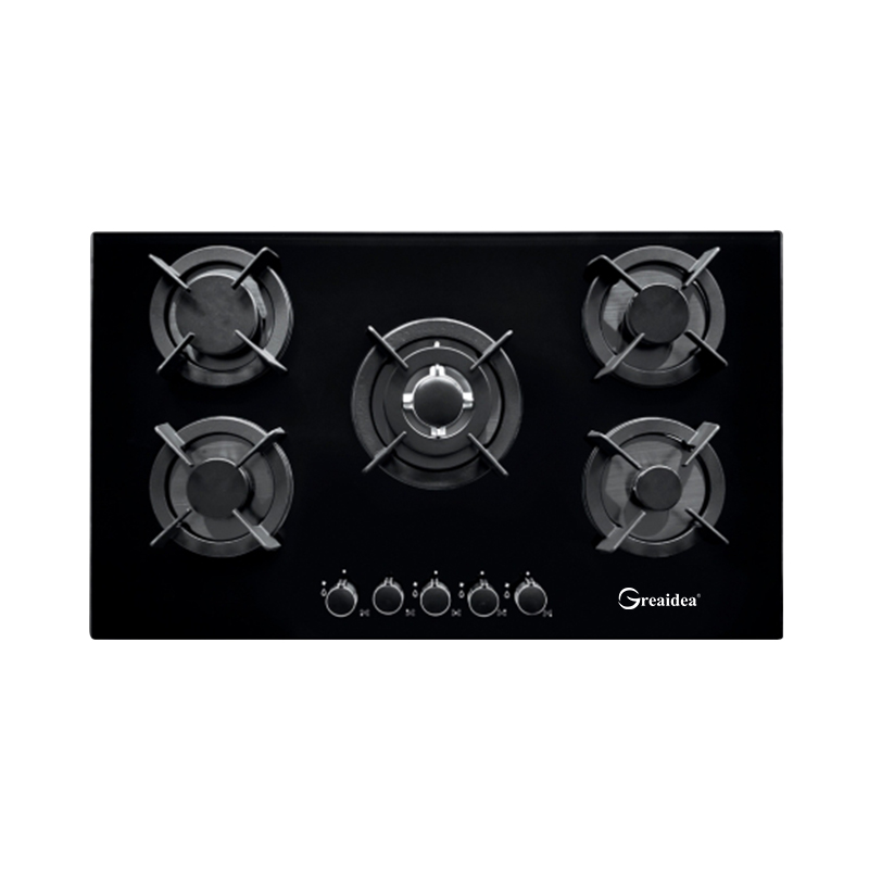 Greaidea built in 5 Burner Glass Gas Hob Gas Stove Gas Cooktop MGBG-875|870mm