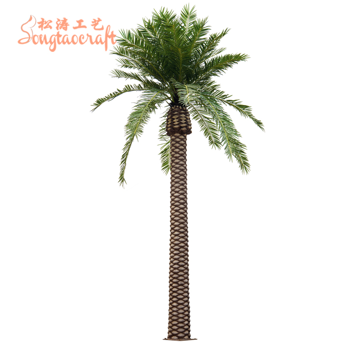 Artificial date palm trees for indoor or outdoor decoration