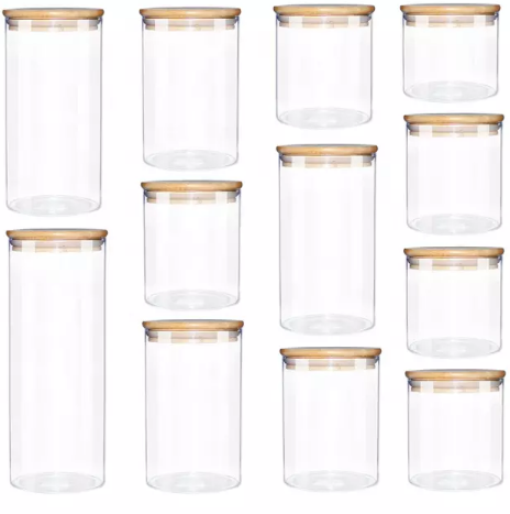 Diameter85mm round shape glass cans