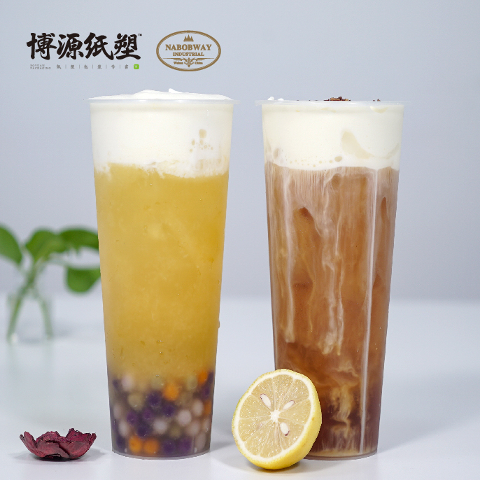 300-1000ml Disposable Plastic Cups for Cold Beverage / Juice / Cola/ Milk Shake