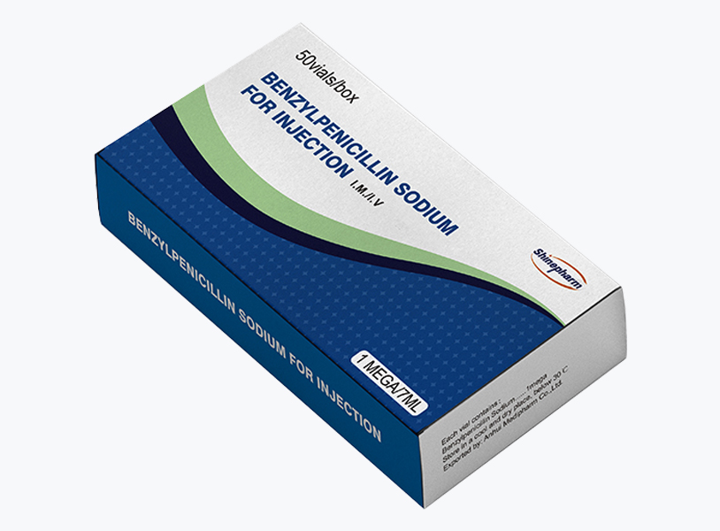 Benzylpenicillin sodium for injection 1mega/7ml