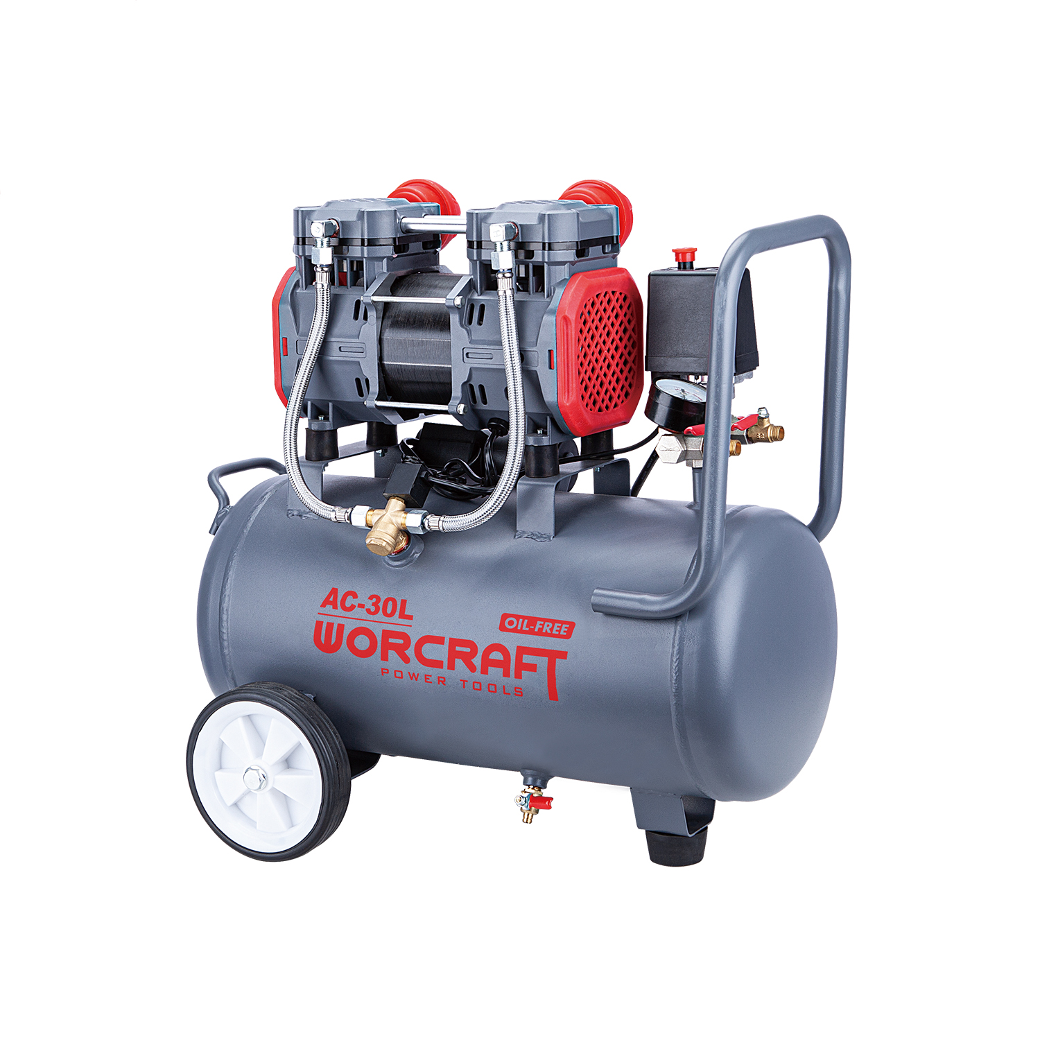 WORCRAFT 24L Oil-Free Compressor AC-30L