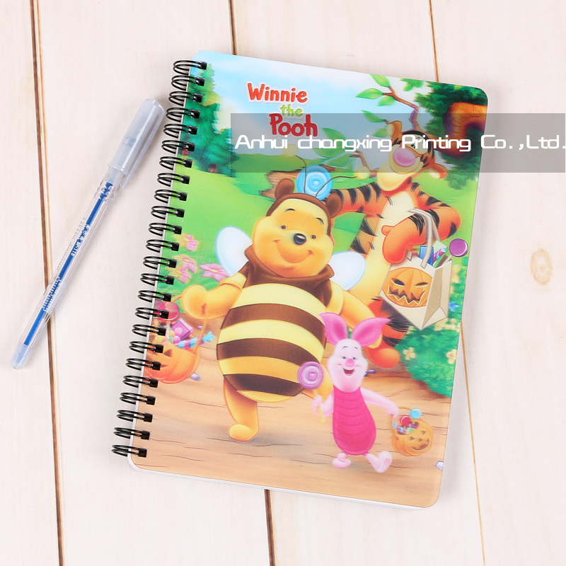 3D PP spiral notebook