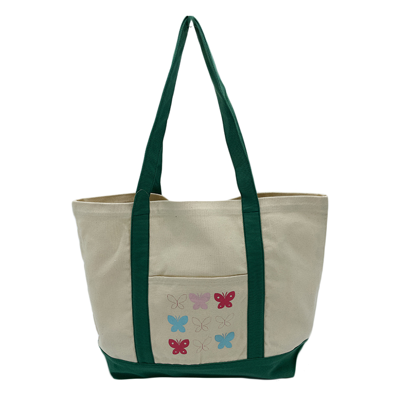 sheng da printed high quality fashion women handbags with pocket