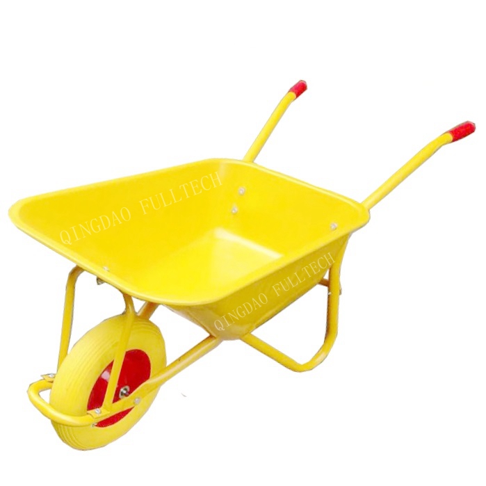 Wheelbarrow Wb5009 Wheel Barrow Construction Model Carts Solid Wheel, Pu Foam Wheel,air