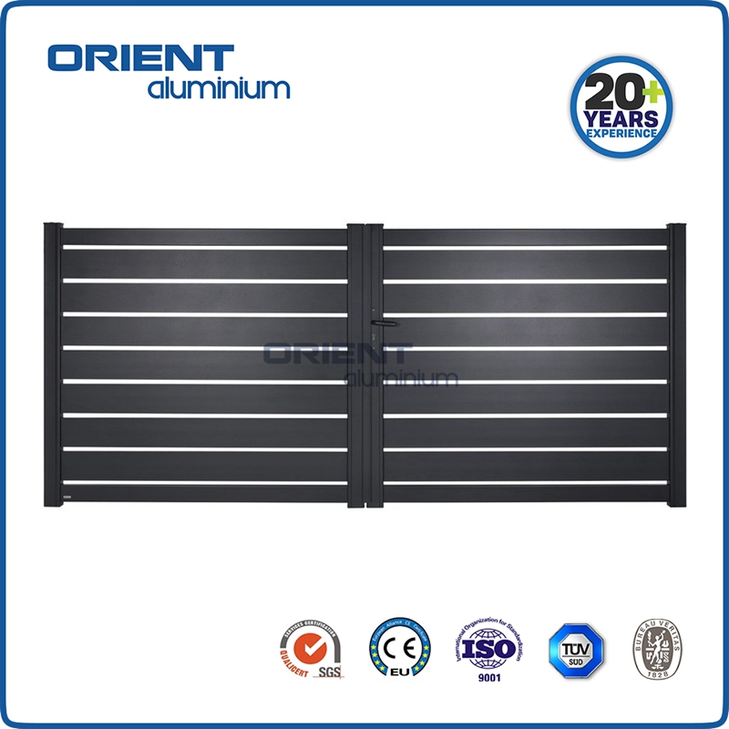 Modern design quality guaranteed aluminum villa main fence gate
