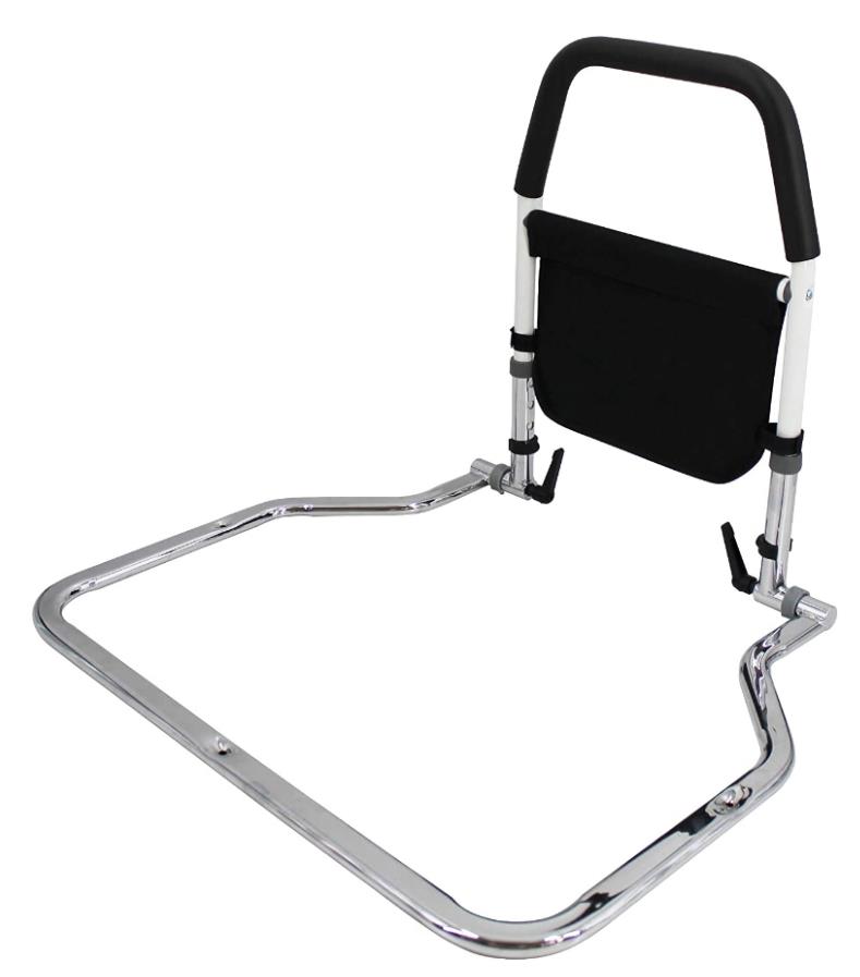 Safety Rail Wheelchair Assist Mobility Aid, Stainless Steel Adjustable Bed Assist Handle