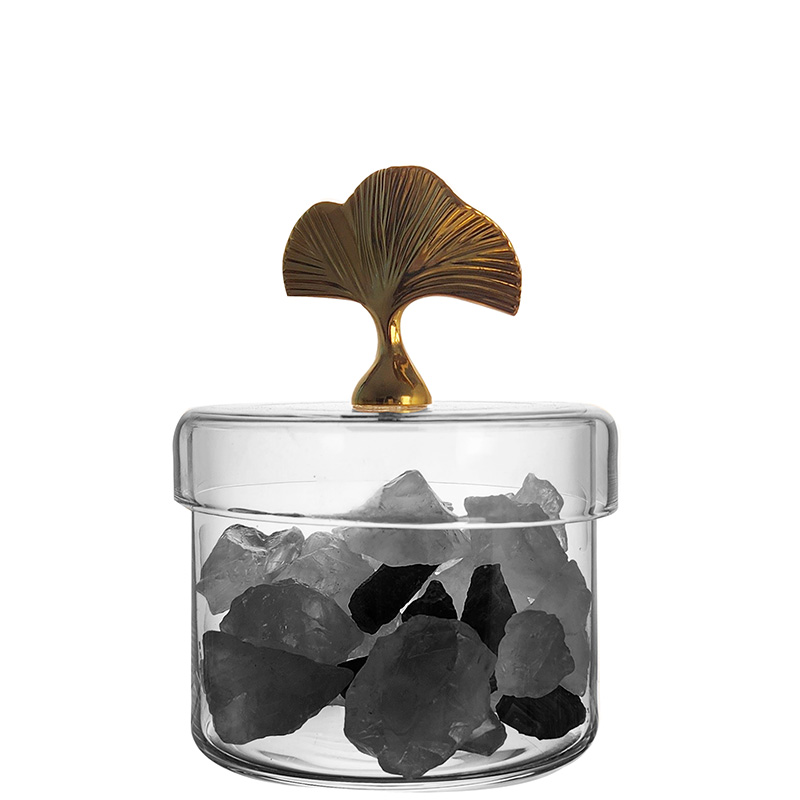 Houseware glass storage candy jar glass fragrance bottle