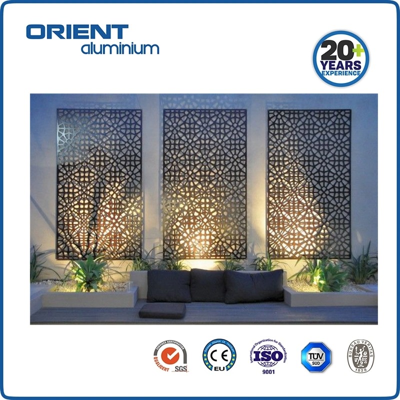 Decorative Laser Cut Screen for Exterior and Interior Popular Style Aluminium Laser Cut Screen