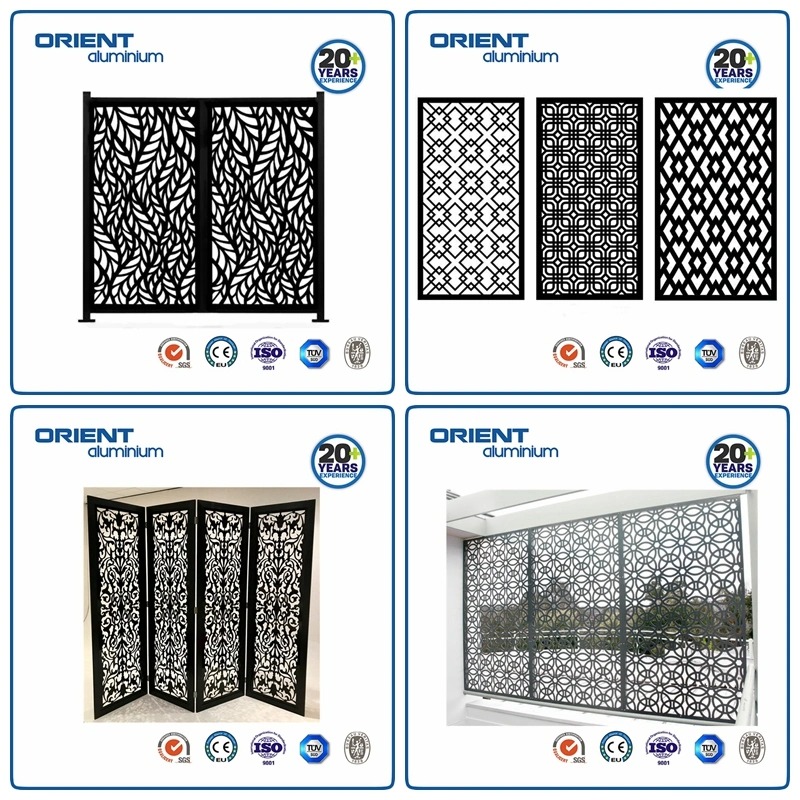 Garden Metal Main Gate Design Cured Aluminum Wall Trellis Gates Laser Cut Privacy Fencing Panel