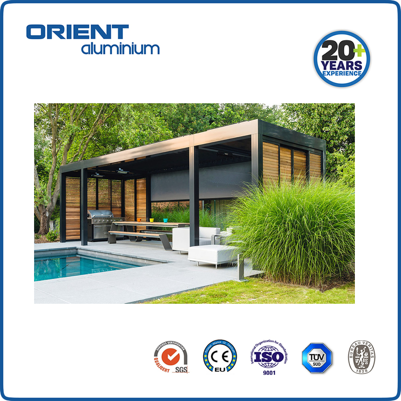 China manufacturer Aluminum Louver Pergola With Reasonable Price