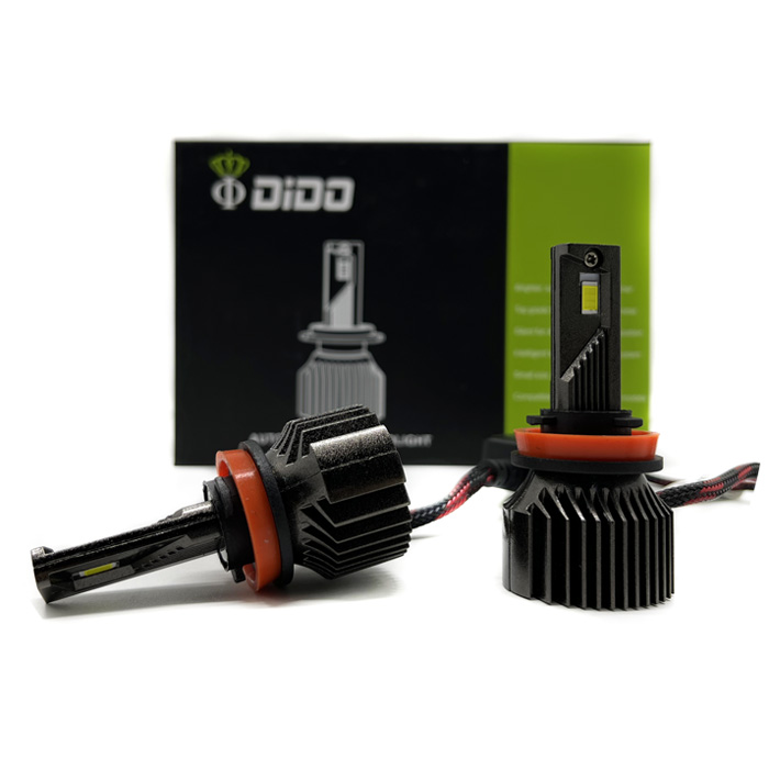 DIDO LED Headlights K4, HB3/9005, H11 LED Headlight Bulbs Kit, 12V 6000K 350% Brighter,Pack of 2 PC